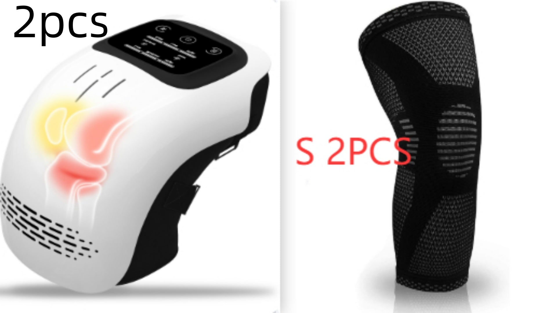 Pain Relief Infrared Laser Vibration Knee Massager