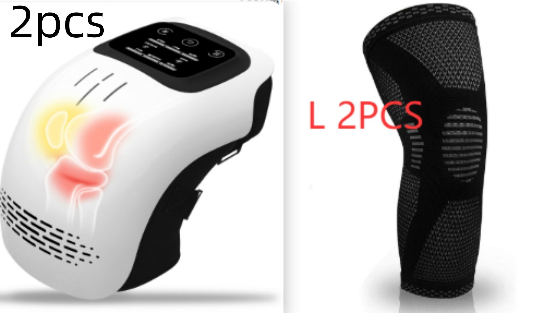 Pain Relief Infrared Laser Vibration Knee Massager