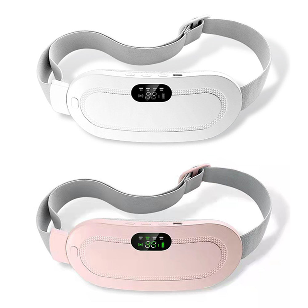Menstrual Smart Warm Belt Relief Waist Pain Cramps Vibrating Abdominal Massager